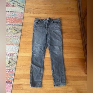 AGOLDE charcoal skinny jeans